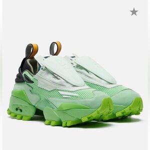 NWT Reebok by Pyer Moss x Experiment 4 Trail Fury Green Sneakers no insoles